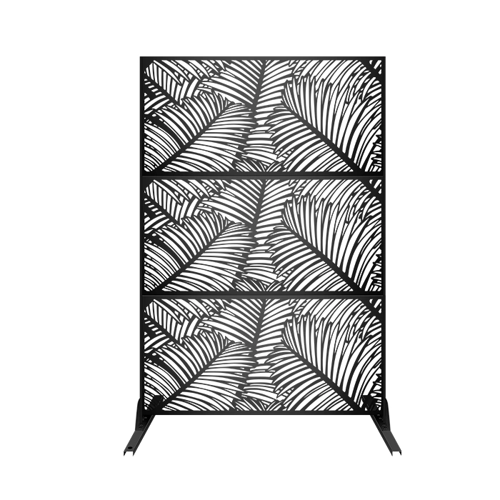 铁艺花园屏风-棕榈叶款.webp